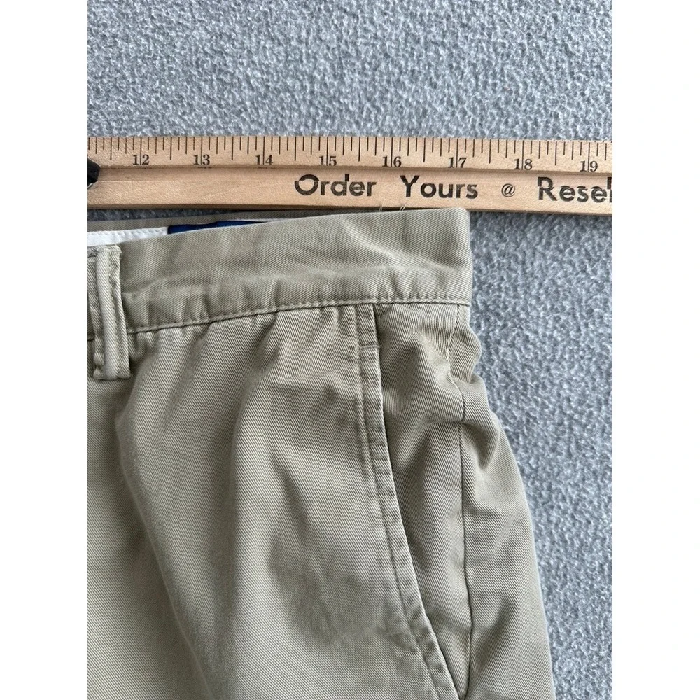Polo Ralph Lauren Mens Classic Fit Chino Pants Khaki Tan Cotton Twill 34x34